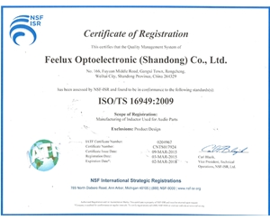 TS16949 certificate